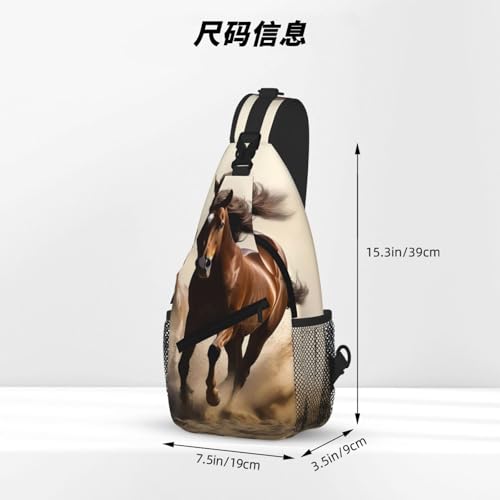 Bolso bandolera Negro para mujer y hombre miniatura 4