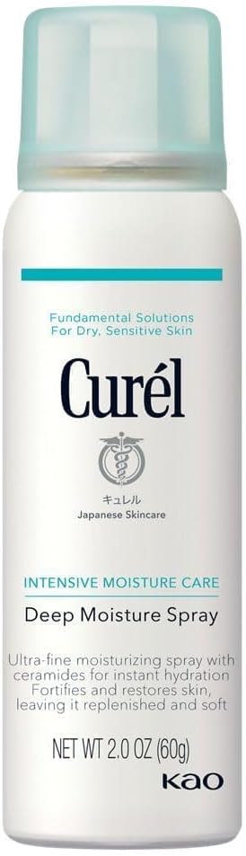 Curél Deep Moisture Spray Mini 60g للبشرة الجافة والحساسة