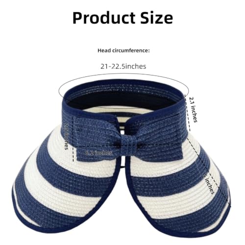 Sombrero visera de sol para mujer miniatura 2