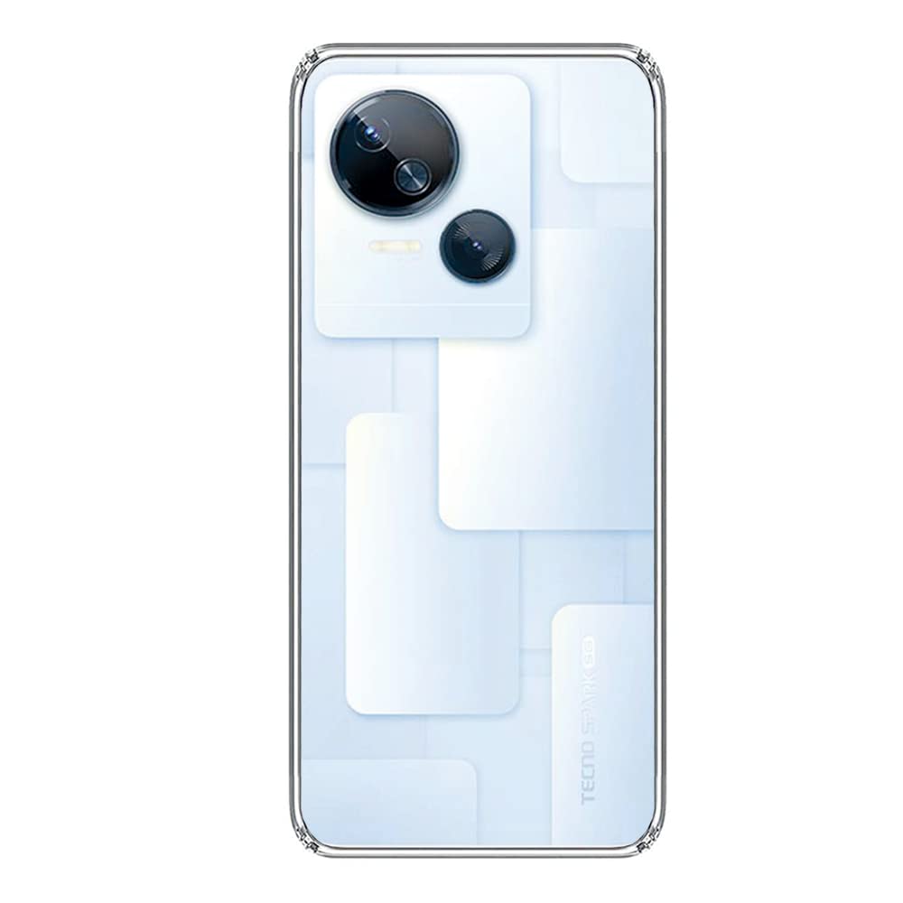 Inktree Back Cover for Tecno Spark 10 5G Back Cover | Slim Soft Back Case for Tecno Spark 10 5G (Transparent) (B0C3W7HKT4) Amazon Price History, Amazon Price Tracker