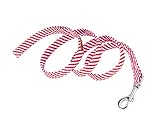 Lionet Paws Christmas Dog Leash Cotton Handmade Festival Holiday Style Dog Leash for Walking,Unique...