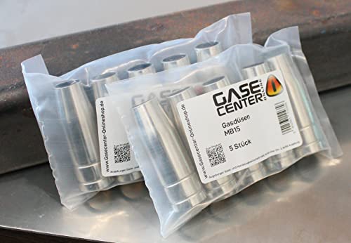 Gasdüsen Set für MB14 und MB15 Schweißbrenner, 10 Stück, 12mm