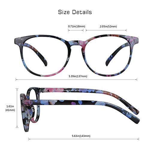 Image of VisionGlobal 6 Pairs Blue Light Blocking Glasses /Reading Glasses for Women /Men, Fashion Eyewear Frame