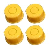 KPKOOL Products Gas Can Spout Cap - Yellow Self Venting Durable Fuel Can Spout Cap - Fits #900302 #900092 #900094 - Pack of 4