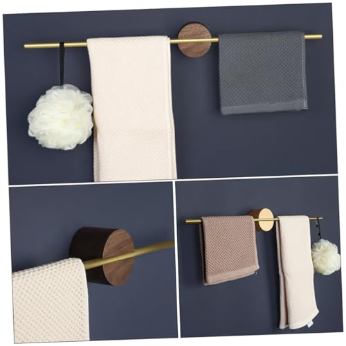 Porte-serviettes mural extensible support sans perçage organisateur moderne - 4