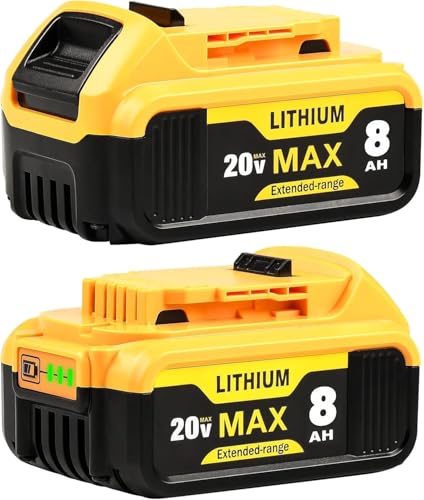 TANTEEZER Replacement for Dewalt 20V Max Battery: 8.0Ah Lithium Batteries