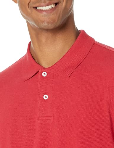 Image of Amazon Essentials Men's Regular-Fit Short Sleeve Cotton Pique Polo Shirt (Available in Big & Tall)