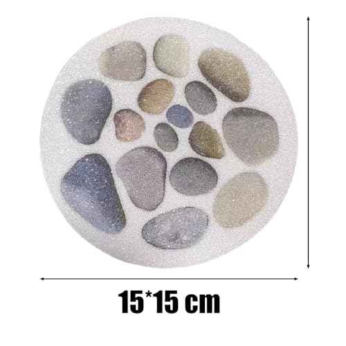 Lowats rutschfeste Badewannen Aufkleber 8 Stück Selbstklebende Antirutsch Sticker Dusche Antirutsch Aufkleber Matte Self Adhesive Anti Rutsch Sticker Anti Rutsch Aufkleber Badewanne Rund 15 cm