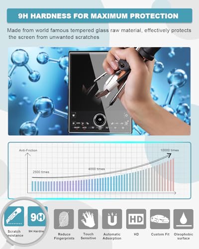 Image of CDEFG 5Pcs for 2026 GMC Yukon Screen Protector Tempered Glass | for 2025 2026 GMC Yukon Accessories 16.8 inch Touchscreen & 11 inch Digital Cluster & 12.6 inch Rear-Seat Dual Displays