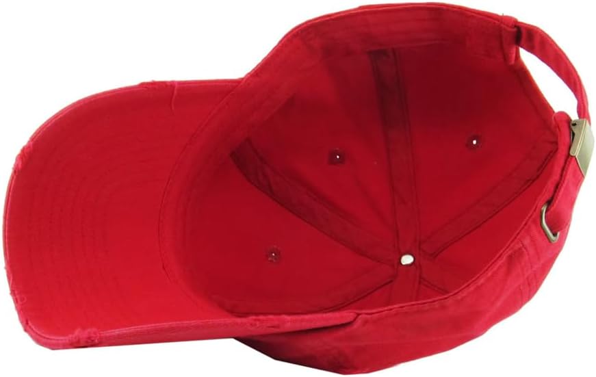 Custom Embroidered Vintage Dad Hat – Washed Cotton Adjustable Baseball Cap Personalized for Men & Women
