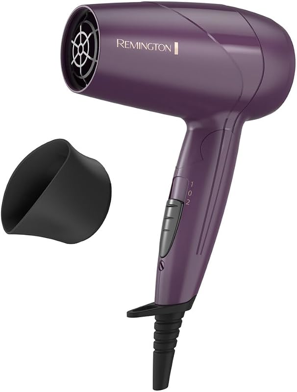 Travel Hair Dryer, Dual Voltage with Folding Handle, 1875W