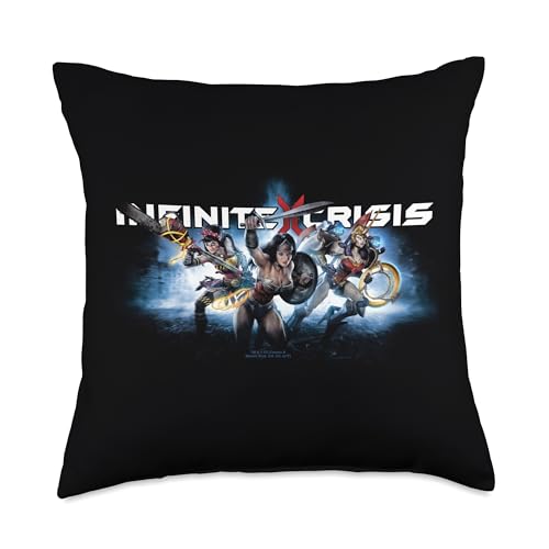 Coussin décoratif DC Comics Infinite Crisis bleu aux finitions premium - 2