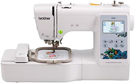 Brother Pe535 Embroidery Machine 80 Built In Designs 4 X 4 Hoop Area Large 3 2 Lcd Touchscreen Usb Port 9 Font Styles Amazon Sg Office Products