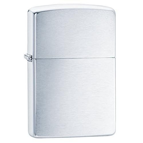 ZIPPO(ジッポー) Chrome Lighters ( クローム ライター) 日本未発売 Brushed Chrome [並行輸入品]