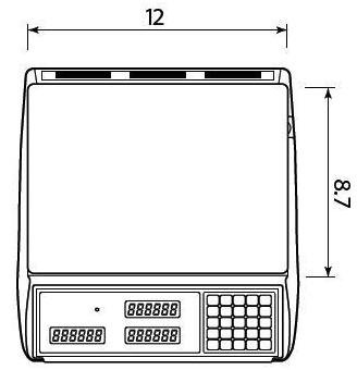 Cas Ec-60 Ec Series High Accuracy Counting Scale, 60Lb Capacity, 0.002Lb Readability #TOP4