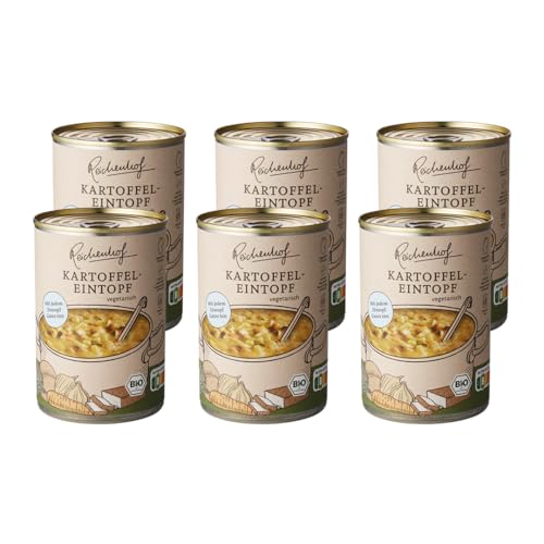 Reichenhof I Kartoffeleintopf I 6er Pack Bio-Eintöpfe I (6x 400g)
