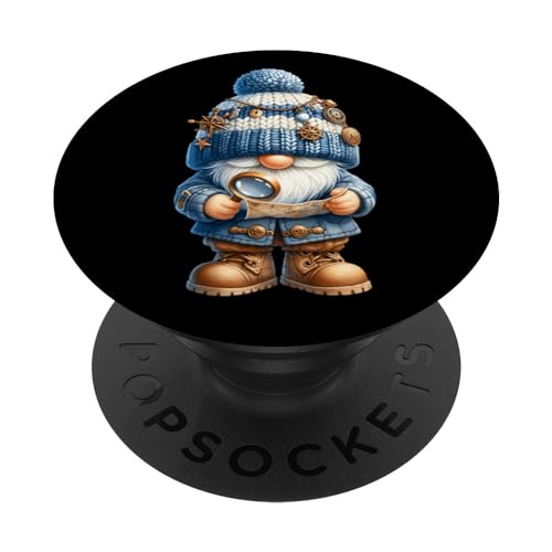 Funny Cruising Boat Captain GNOME for Beach Trip and Dad PopSockets PopGrip Adhésif