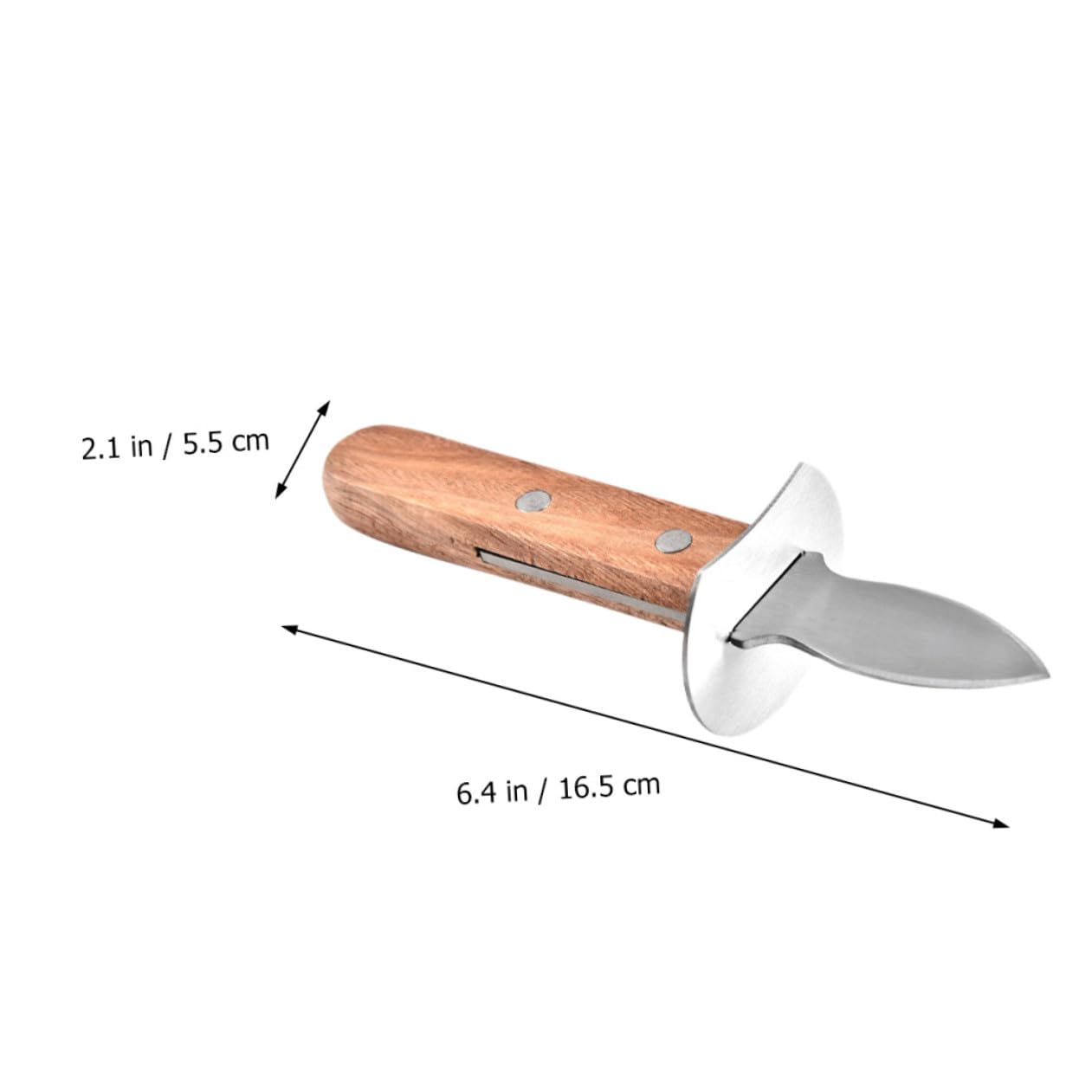 SOLUSTRE 3piezas Abrelatas De Ostras De Acero Inoxidable Mango De Antideslizante Herramienta Práctica Para Abrir Mariscos Casa o Picnic