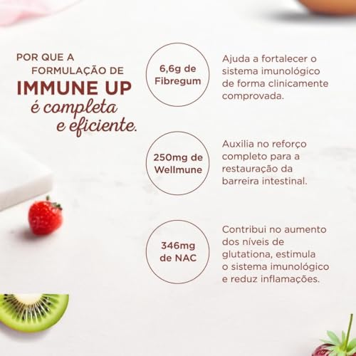 Immune Up MORANGO COM KIWI - Suporte para o Sistema Imunológico Nutrify 200g