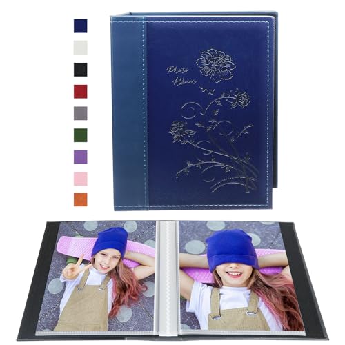 Miaikoe Small Photo Album 6x4 2 Packs, Each Pack Holds 50 Vertical Pictures