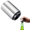 Roestvrij bierflesopener, magneetbierflesopener, flesopener, automatische flesopener, kan bierfles in een halve seconde openen, voor keuken, bar, feest, picknick, enz