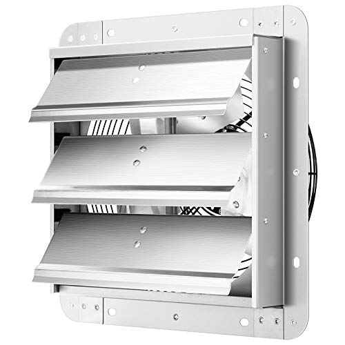 VIVOSUN 12 Inch Shutter Exhaust Fan, 940CFM, 1620RPM,Wall Mounted Ventilation Fan for Warm House, Attics, Workshops