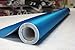 VViViD Metallic Blue 3D Carbon Fiber Vinyl Wrap Roll XPO Air Release Technology (17.75 Inch x 60 Inch)
