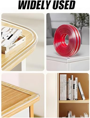 Image of Edge Corner Protector Baby Proofing Corners Protector, Self-Adhesive Furniture Corner Guard & Edge Safety Bumpers, Table Edge Corner Protectors Covers (3 Meter)