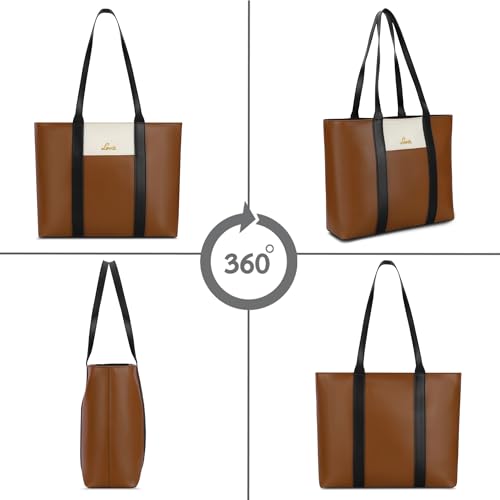Image of Lavie Women's Colourblock Regan Tote Bag | Tote Bag for Work | Ladies Purse | Stylish Shoulder Bag | Gift for Women