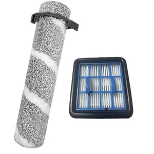 Ersatz-Rollenbürste und waschbarer Filter für CrossWave für Edge, Staubsauger-Mopp für Ersatzteile, Zubehör für harte Böden, Tiefenreinigung (C)