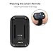 GoPro Hero 7 Remote, ANYQOO Waterproof Wi-Fi Smart Remote Control Set with Charging Cable/Wrist Strap Compatible with Hero 6, Hero 5 Black/Session, Hero 4 Silver, Hero 4 Black,Hero Session
