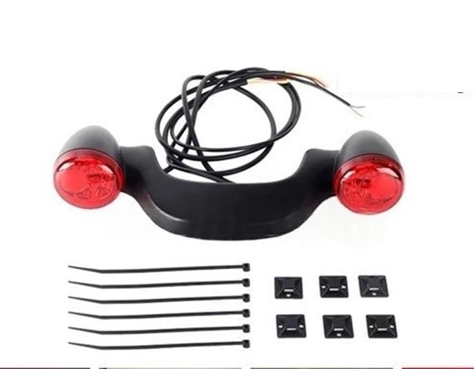 Feu arrière LED moto avec clignotants intégrés pour Touring 10-19