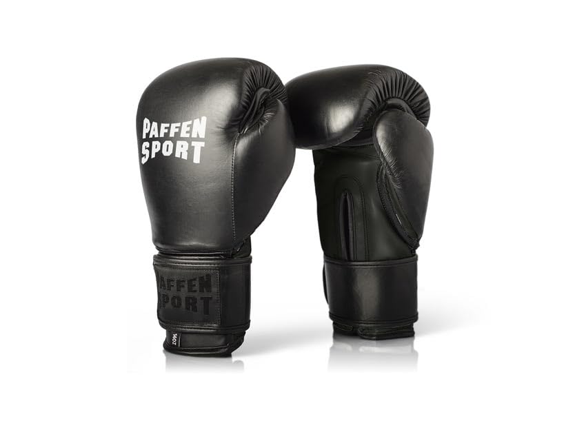 Paffen Sport Guantoni da boxe «PRO KLETT» in vera pelle per allenamento e sparring nelle arti...