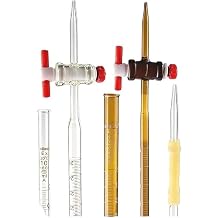 Glass Burettes  Class A Glass Burette PTFE Stopcock Borosilicate 3. Multicolor 10ml-100mlBrown acidic burette 25ml