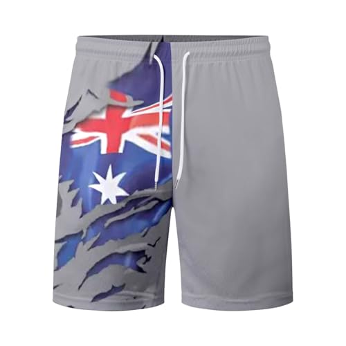Conjunto casual de camisa de manga corta y pantalones cortos holgados para hombre 4