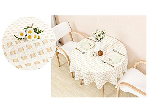 Nappe imperméable PVC anti-tache pour table de salon et restaurant - 4