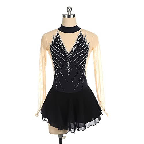 Justaucorps patinage artistique strass et finitions haut de gamme