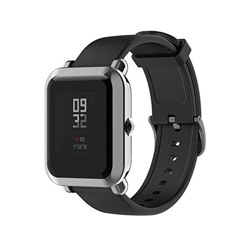 Tencloud Cases Compatible With Amazfit Bip U Smartwatch Men Women Watch Case Soft Tpu Shockproof Bumper Cover Screen Protector Case For Amazfit Bip U (7Colors) #TOP3