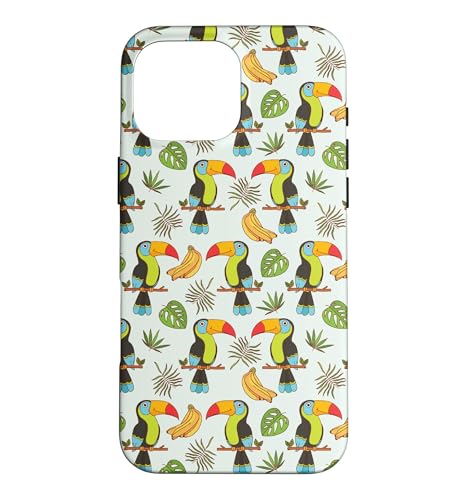 Mens Womens Kids Girls Pattern Toucan Lover �X�}�z�P�[�X iPhone 16 Pro Max �p