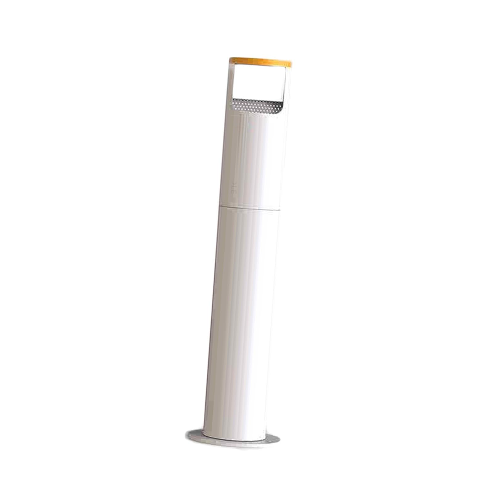 Poubelle verticale avec cendrier de sol anti-fumée public