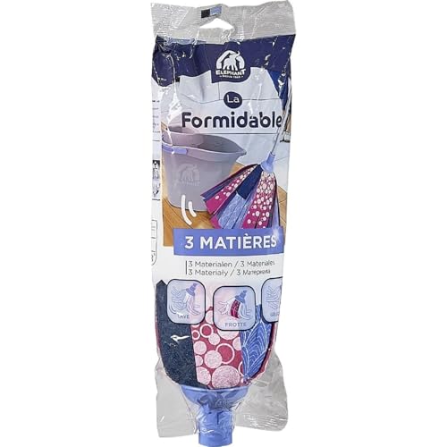 Serpillière ultra absorbante et durable ELEPHANT pour balai