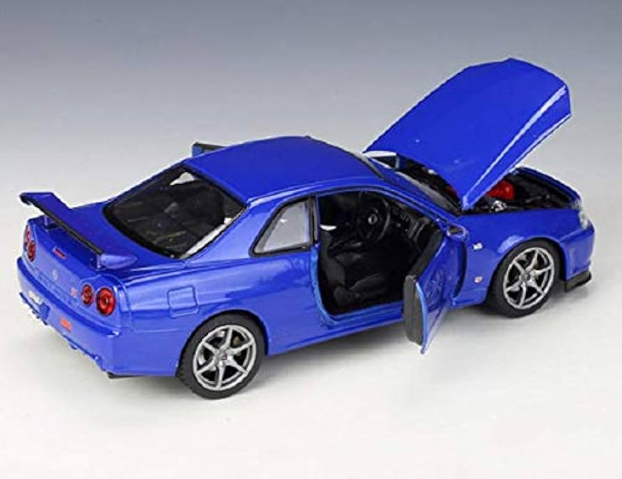 Amazon | ウィリー 1/24 ニッサン GT-R R34 Welly 1:24 NISSAN
