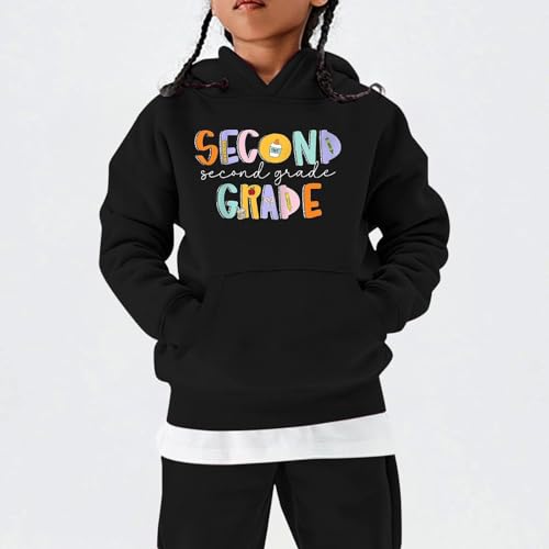 Girls Boys School Season Graphic Hoodies Cute Oversized Aesthetic Sweatshirts Teens Preppy Fleece Long Sleeve Pullover Tops3