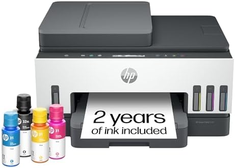 HP Smart Tank 7301 Wireless All-in-One Ink Tank Printer, Scanner,...