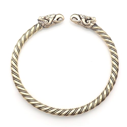 Bracelet corbeau en bronze viking pour homme : fini les bijoux fragiles qui ternissent