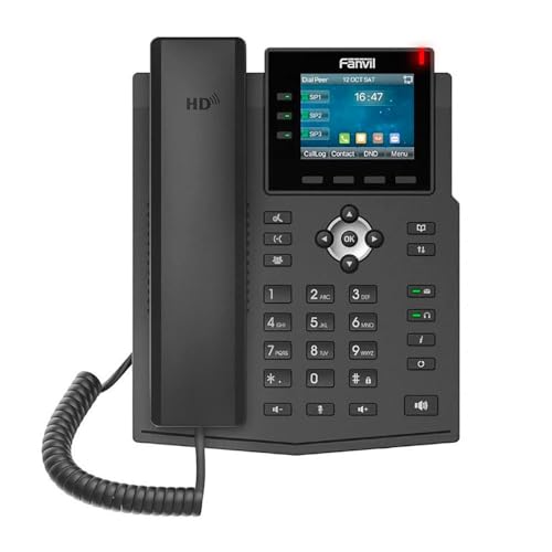 Fanvil Téléphone IP X3U Pro Noir