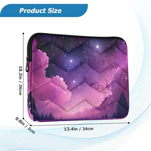 Funda para portátil 13-14 pulgadas impermeable morada miniatura 3