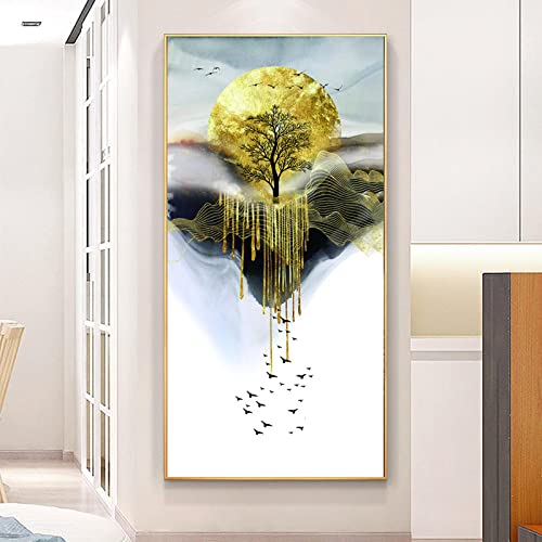 Art moderne lumière de luxe dorée pour une ambiance chaleureuse