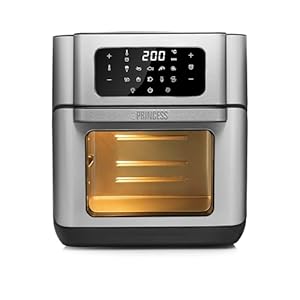 Princess 182065 Airfryer Oven – Volume 10 Liter – Roestvrijstaal, Roestvrij staal