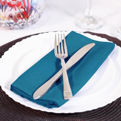 image for Utopia Home Caribbean Blue Cloth Napkins (12 Pack, 17x17 Inches), Idea